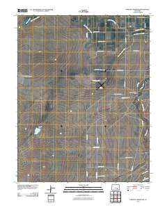 Hardesty Reservoir 2010 topographic map thumbnail