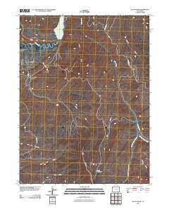 Gillam Draw 2010 topographic map thumbnail