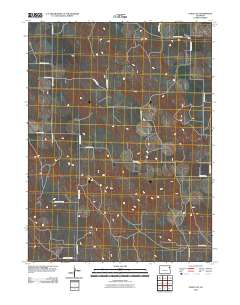 Eckley NE 2010 topographic map thumbnail