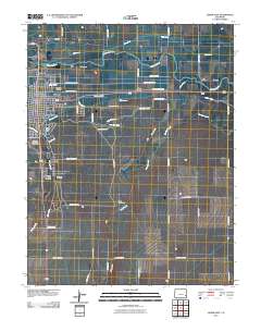 Lamar East 2010 topographic map thumbnail