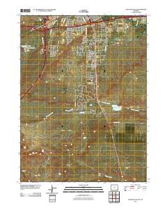 Cheyenne South 2010 topographic map thumbnail