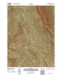 Chicken Creek SE 2010 topographic map thumbnail
