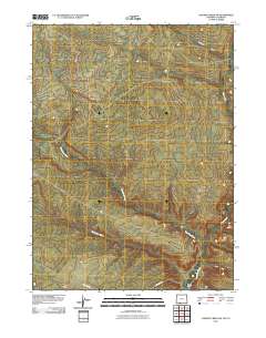 Chicken Creek SW 2010 topographic map thumbnail
