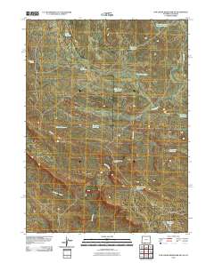 Cow Creek Reservoir SW 2010 topographic map thumbnail