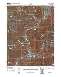 Dotsero 2010 topographic map thumbnail