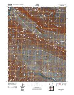 Hamm Canyon 2010 topographic map thumbnail