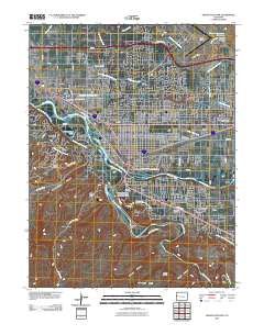 Grand Junction 2010 topographic map thumbnail