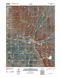 Fort Garland 2010 topographic map thumbnail
