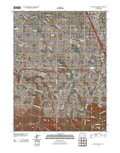 Highlands Ranch 2010 topographic map thumbnail