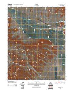 Saguache 2010 topographic map thumbnail