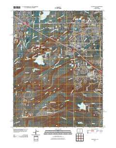 Louisville 2011 topographic map thumbnail