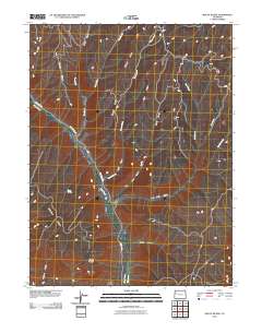 Mount Blaine 2010 topographic map thumbnail