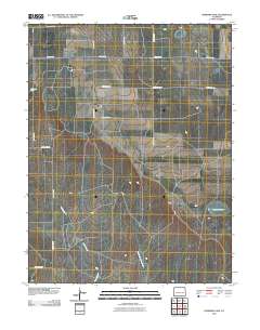 Hubbard Lake 2010 topographic map thumbnail