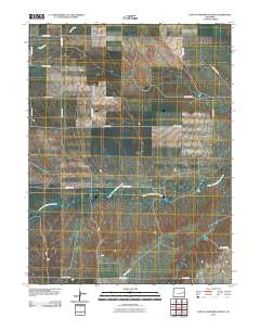 East of Sevenmile Ranch 2010 topographic map thumbnail