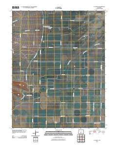 La Garita 2010 topographic map thumbnail