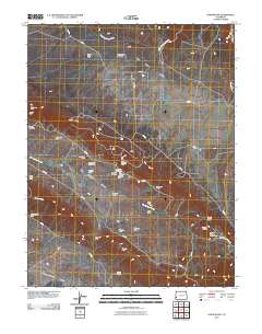 Gypsum Gap 2010 topographic map thumbnail