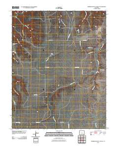 Robbers Roost Canyon 2010 topographic map thumbnail