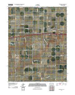 Kanorado 2010 topographic map thumbnail