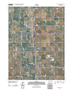 Platteville 2010 topographic map thumbnail