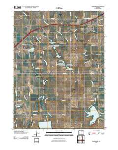 Keenesburg 2010 topographic map thumbnail