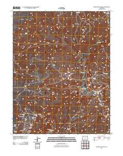 Horse Range Mesa 2011 topographic map thumbnail