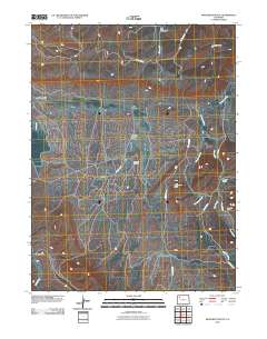 Monument Butte 2010 topographic map thumbnail