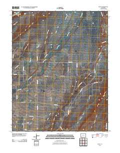 Kline 2010 topographic map thumbnail