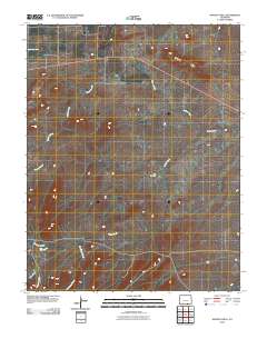 Mooney Hills 2010 topographic map thumbnail