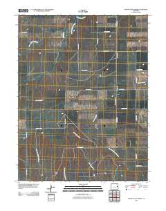 North of Big Spring 2010 topographic map thumbnail