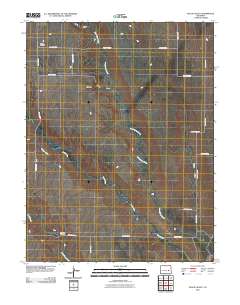 Peace Valley 2010 topographic map thumbnail