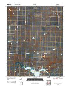 Two Buttes Reservoir 2010 topographic map thumbnail