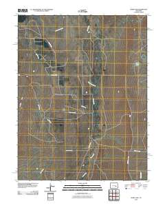 Sharp Lake 2010 topographic map preview