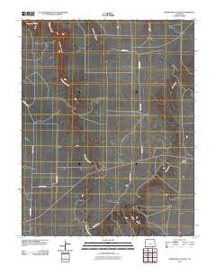 Trementina Canyon 2010 topographic map thumbnail