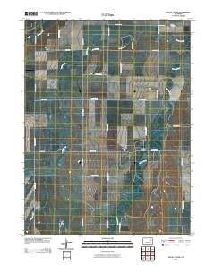 Wetzel Creek 2010 topographic map thumbnail