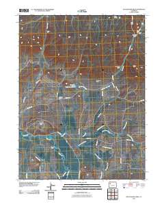 Rattlesnake Mesa 2010 topographic map thumbnail