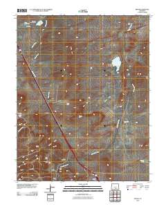 Pryor 2010 topographic map thumbnail
