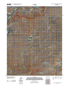 Seven Lakes Reservoir 2010 topographic map thumbnail