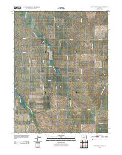 Potty Brown Creek 2010 topographic map thumbnail