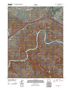 Ruby Canyon 2010 topographic map thumbnail