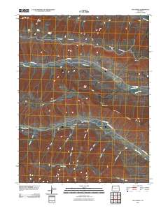 The Saddle 2010 topographic map thumbnail