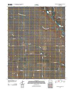 Sanborn Reservoir 2010 topographic map thumbnail