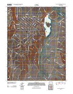 Sanchez Reservoir 2010 topographic map thumbnail