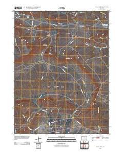Skull Creek 2010 topographic map thumbnail