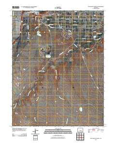 Southeast Pueblo 2010 topographic map thumbnail