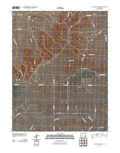 Floating W Ranch 2010 topographic map preview