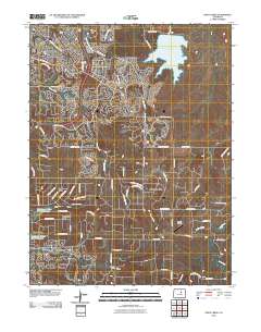 Piney Creek 2010 topographic map thumbnail