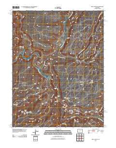 Red Canyon 2011 topographic map thumbnail