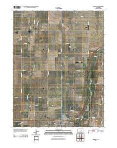 Bennett 2010 topographic map thumbnail