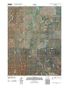 Cottonwood Valley South 2010 topographic map thumbnail