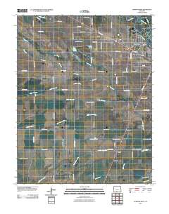 Alamosa West 2010 topographic map thumbnail
